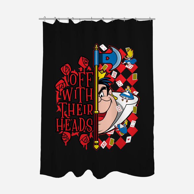 Queen Of Hearts-None-Polyester-Shower Curtain-goodidearyan