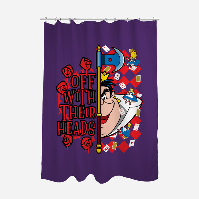 Queen Of Hearts-None-Polyester-Shower Curtain-goodidearyan