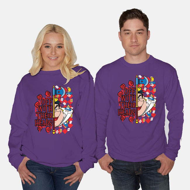 Queen Of Hearts-Unisex-Crew Neck-Sweatshirt-goodidearyan