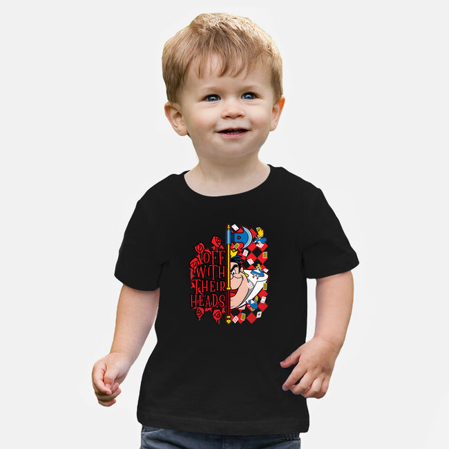 Queen Of Hearts-Baby-Basic-Tee-goodidearyan