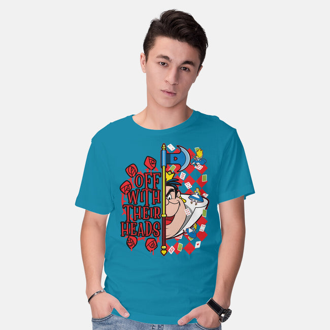 Queen Of Hearts-Mens-Basic-Tee-goodidearyan