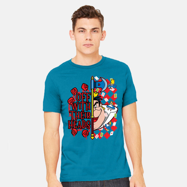 Queen Of Hearts-Mens-Heavyweight-Tee-goodidearyan