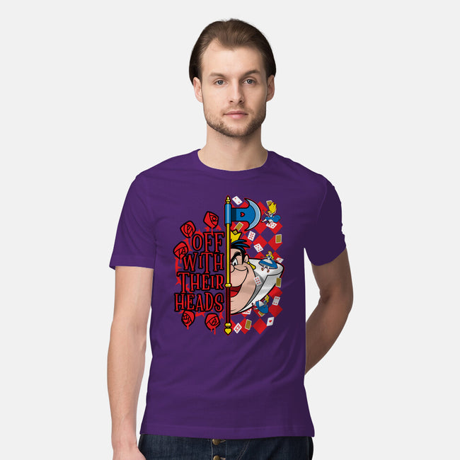 Queen Of Hearts-Mens-Premium-Tee-goodidearyan