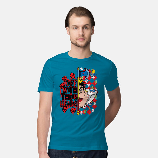 Queen Of Hearts-Mens-Premium-Tee-goodidearyan