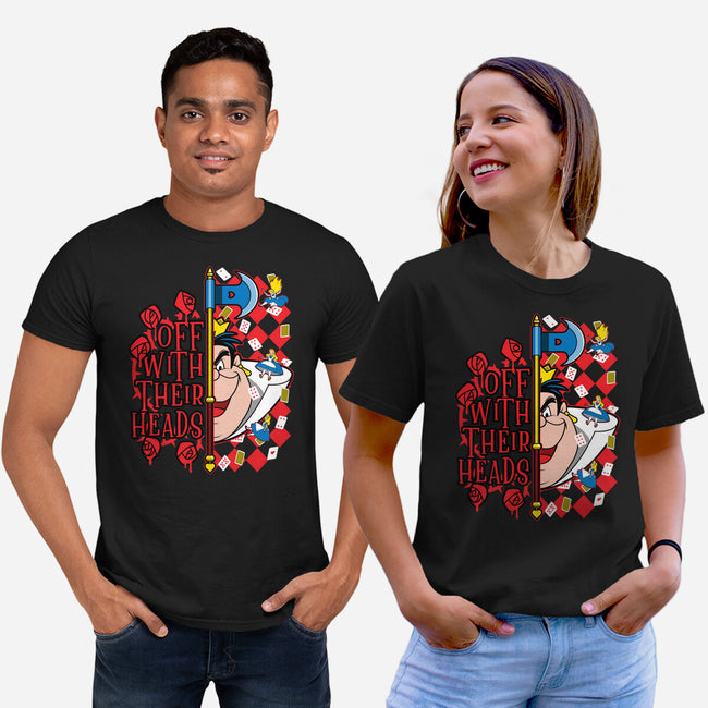 Queen Of Hearts-Unisex-Basic-Tee-goodidearyan