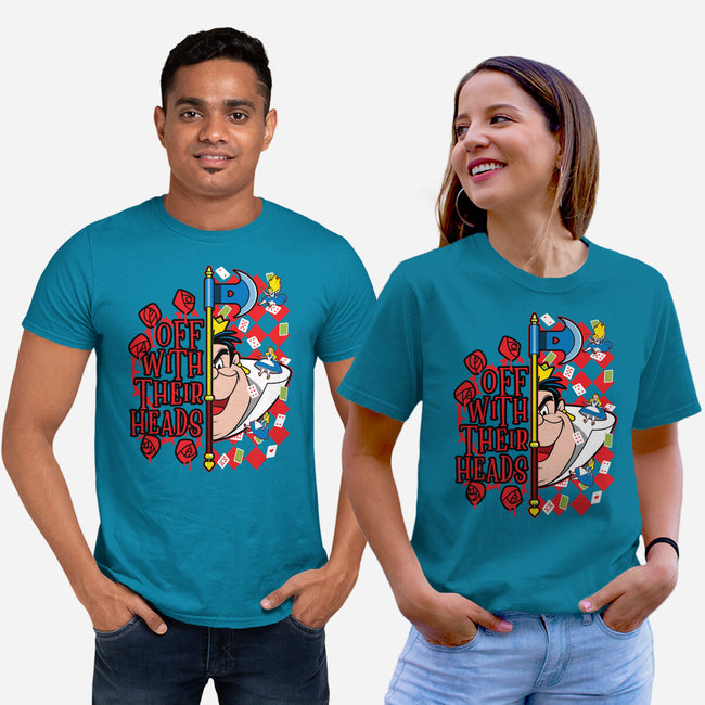 Queen Of Hearts-Unisex-Basic-Tee-goodidearyan