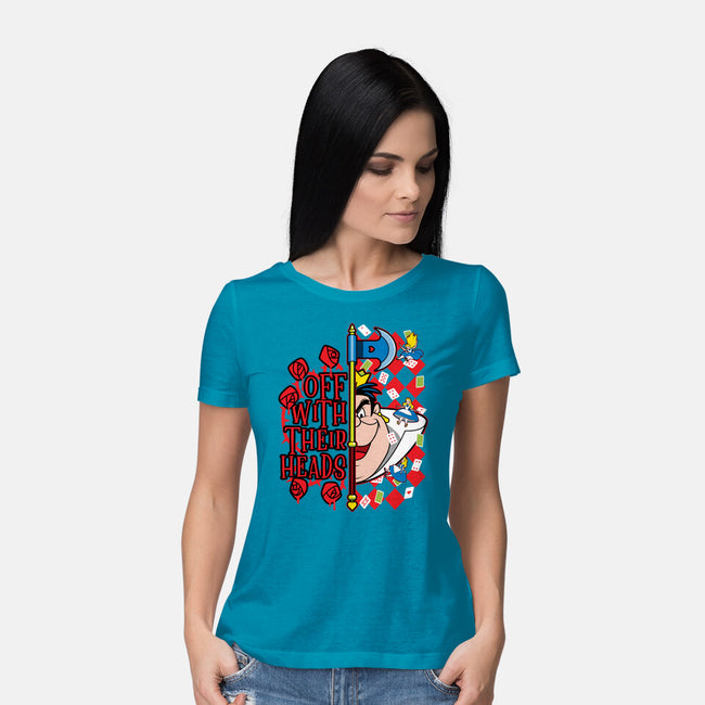 Queen Of Hearts-Womens-Basic-Tee-goodidearyan
