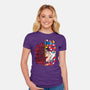 Queen Of Hearts-Womens-Fitted-Tee-goodidearyan
