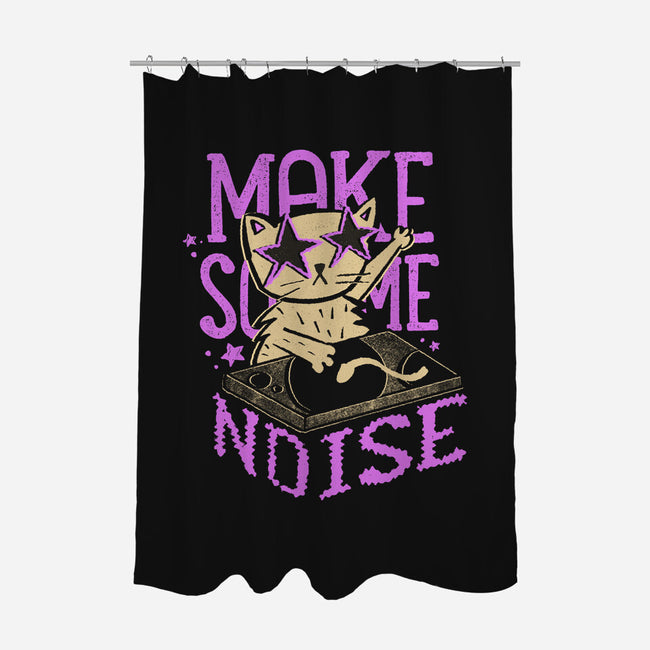 Make Some Noise-None-Polyester-Shower Curtain-Estudio Horta