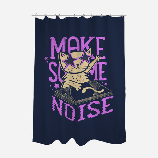 Make Some Noise-None-Polyester-Shower Curtain-Estudio Horta