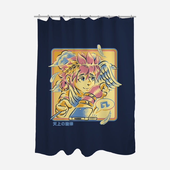 Celestial Melody-None-Polyester-Shower Curtain-Henrique Torres
