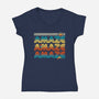 Amaze Amaze Amaze-Womens-V-Neck-Tee-patrickgp