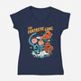 The Fantastic Gang-Womens-V-Neck-Tee-P1yu5h
