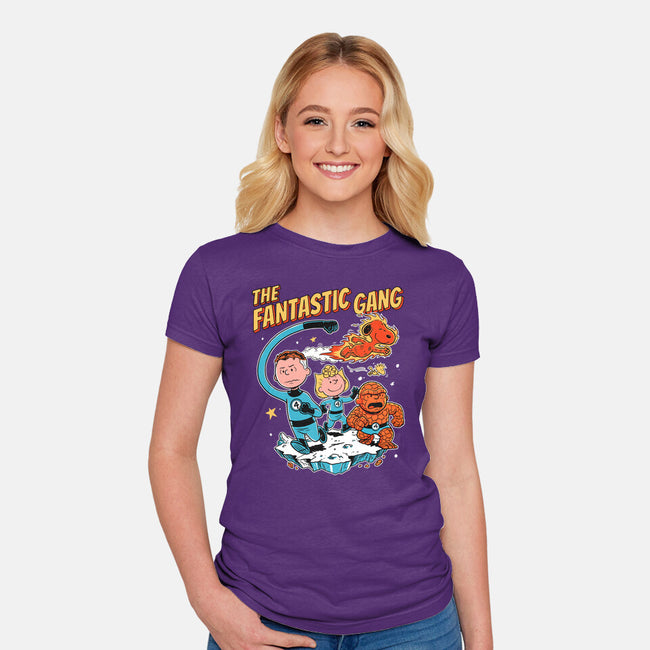 The Fantastic Gang-Womens-Fitted-Tee-P1yu5h