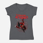 The Amazing Attorney-Womens-V-Neck-Tee-joerawks