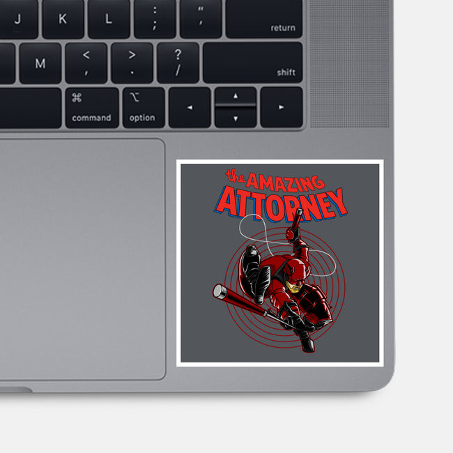 The Amazing Attorney-None-Glossy-Sticker-joerawks