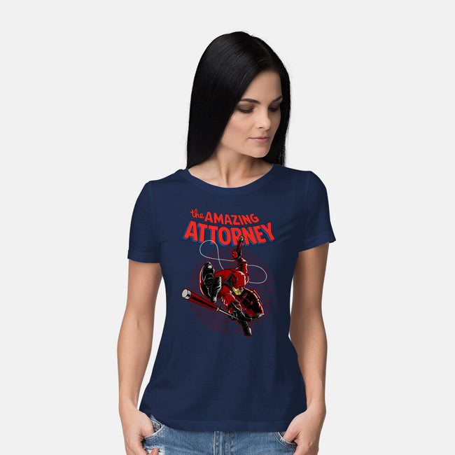The Amazing Attorney-Womens-Basic-Tee-joerawks