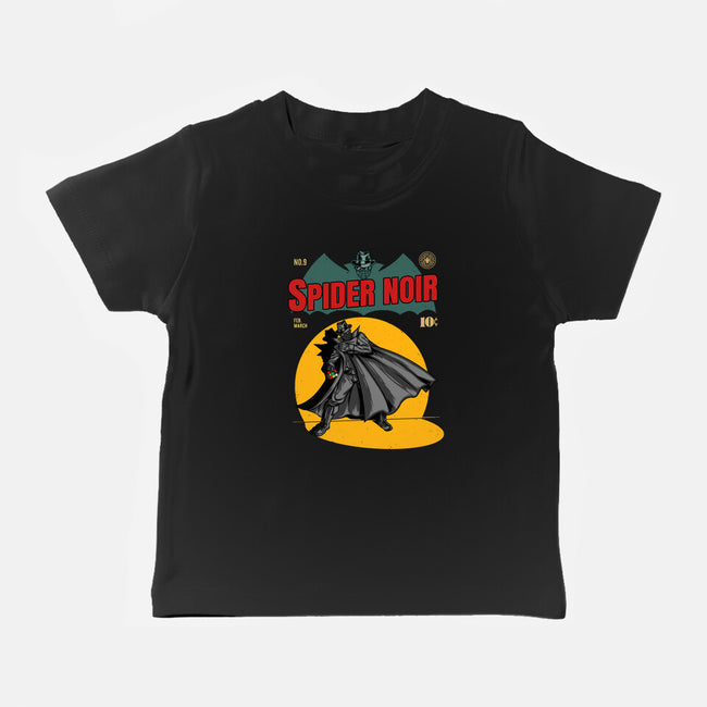 The Shadow Spider-Baby-Basic-Tee-joerawks