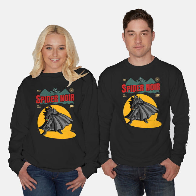 The Shadow Spider-Unisex-Crew Neck-Sweatshirt-joerawks