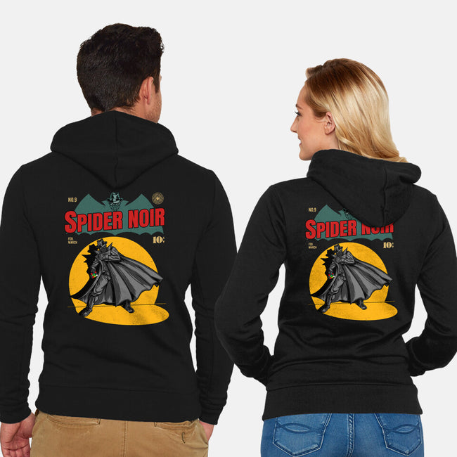 The Shadow Spider-Unisex-Zip-Up-Sweatshirt-joerawks