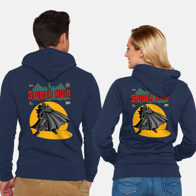 The Shadow Spider-Unisex-Zip-Up-Sweatshirt-joerawks