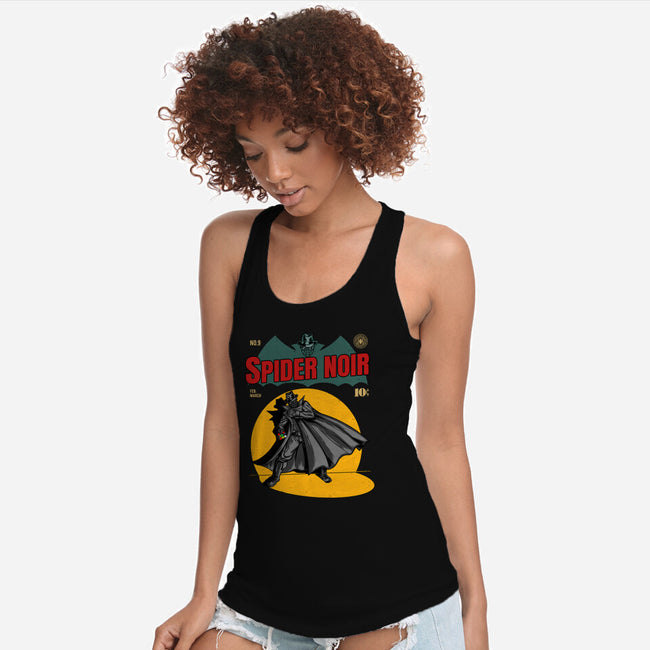 The Shadow Spider-Womens-Racerback-Tank-joerawks