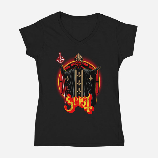 Geist-Womens-V-Neck-Tee-Roni Nucleart