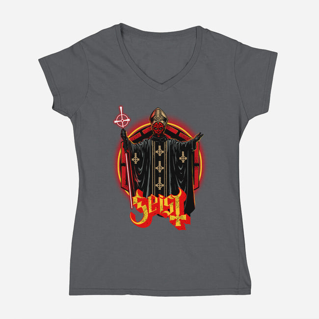 Geist-Womens-V-Neck-Tee-Roni Nucleart