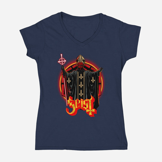 Geist-Womens-V-Neck-Tee-Roni Nucleart