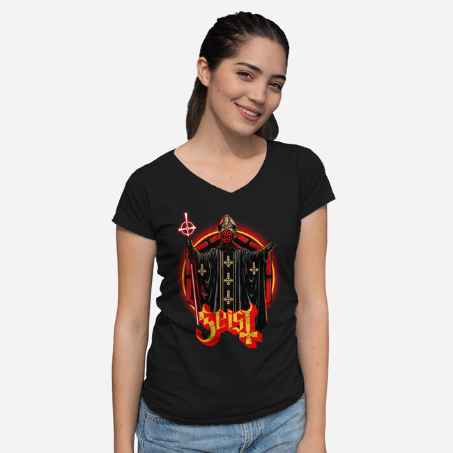 Geist-Womens-V-Neck-Tee-Roni Nucleart