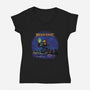 Masters Of The Megaverse-Womens-V-Neck-Tee-Roni Nucleart