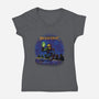 Masters Of The Megaverse-Womens-V-Neck-Tee-Roni Nucleart