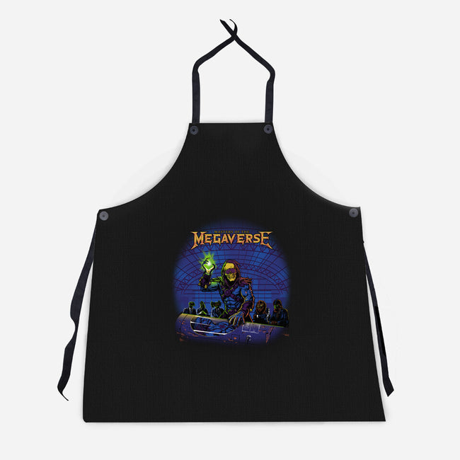 Masters Of The Megaverse-Unisex-Kitchen-Apron-Roni Nucleart