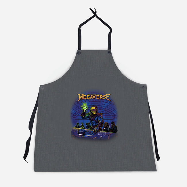 Masters Of The Megaverse-Unisex-Kitchen-Apron-Roni Nucleart