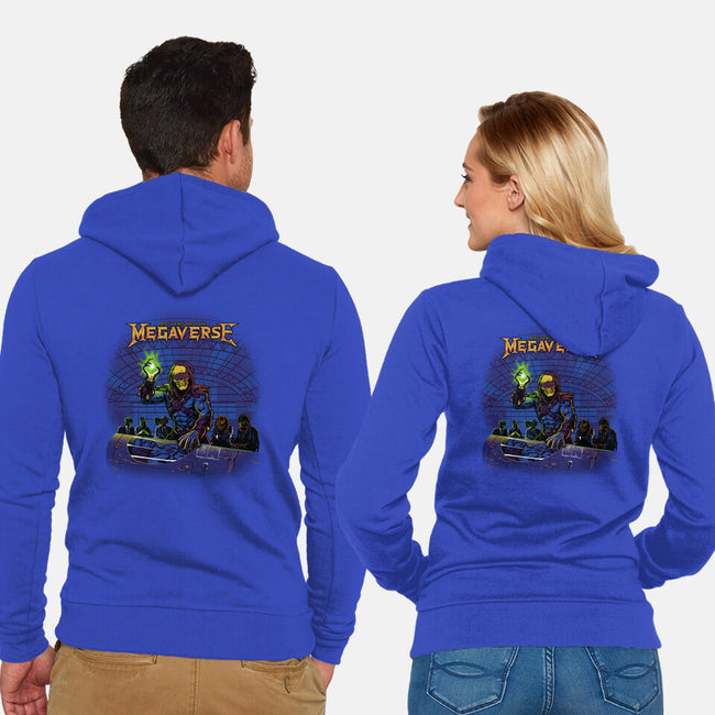 Masters Of The Megaverse-Unisex-Zip-Up-Sweatshirt-Roni Nucleart