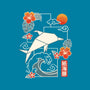 Origami Dolphin-Mens-Premium-Tee-NemiMakeit