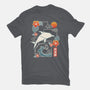 Origami Dolphin-Unisex-Basic-Tee-NemiMakeit