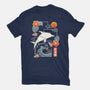 Origami Dolphin-Unisex-Basic-Tee-NemiMakeit