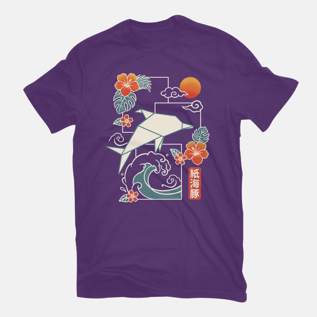 Origami Dolphin-Mens-Premium-Tee-NemiMakeit