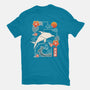 Origami Dolphin-Unisex-Basic-Tee-NemiMakeit