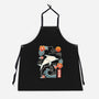 Origami Dolphin-Unisex-Kitchen-Apron-NemiMakeit