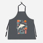 Origami Dolphin-Unisex-Kitchen-Apron-NemiMakeit