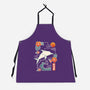 Origami Dolphin-Unisex-Kitchen-Apron-NemiMakeit
