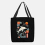 Origami Dolphin-None-Basic Tote-Bag-NemiMakeit