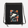 Origami Dolphin-None-Drawstring-Bag-NemiMakeit