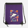 Origami Dolphin-None-Drawstring-Bag-NemiMakeit