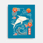 Origami Dolphin-None-Stretched-Canvas-NemiMakeit