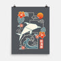 Origami Dolphin-None-Matte-Poster-NemiMakeit