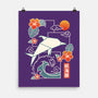 Origami Dolphin-None-Matte-Poster-NemiMakeit