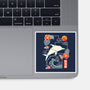 Origami Dolphin-None-Glossy-Sticker-NemiMakeit